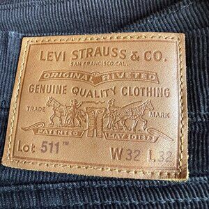 Levi's Premium Corduroy 511 Jeans 32x32 Brown